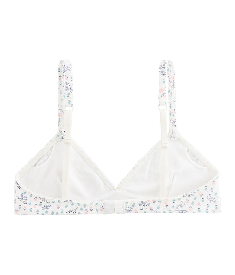 Girls' Padded Bra white/multicolor