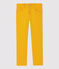 Boys' Slim-Fit Serge Trousers BOUDOR yellow
