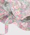 Baby girls' floral print wide brimmed floppy hat blue/multicolor