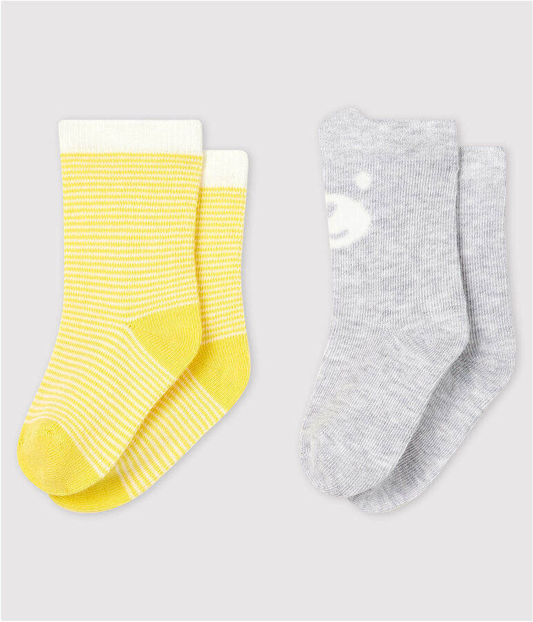 Baby Boys' Patterned Socks - 2-Pack multicolor
