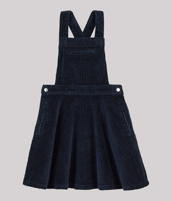 Girls' Dungaree Dress SMOKING blue