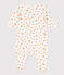 Orange Cotton Sleepsuit MARSHMALLOW white/MULTICO white