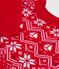 Children's wool and cotton jacquard jumper red/multicolor