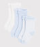 Knitted Babies' Socks - 3-Piece Set multicolor