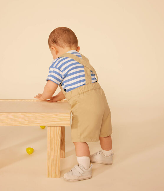 Babies' Short-Sleeved Jersey T-Shirt GAULOISE /MARSHMALLOW