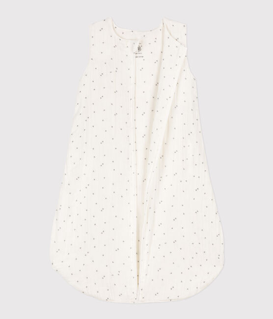 Light Cotton Gauze Sleeping Bag MARSHMALLOW white/MISTIGRI white