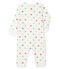 Baby Girls' Tube-Knit Footless Sleepsuit MARSHMALLOW white/MULTICO white