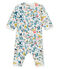 Baby girls' sleepsuit MARSHMALLOW white/MULTICO white