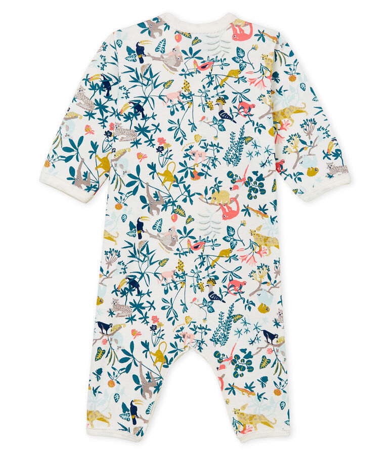 Baby girls' sleepsuit MARSHMALLOW white/MULTICO white