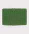 Children's fleece-lined knitted snood PALMERAIE green