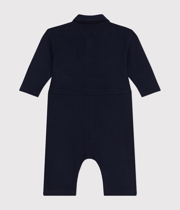 Babies' Long Fleece Jumpsuit SMOKING