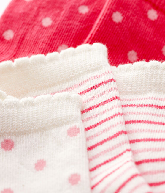 Baby Girls' Patterned Socks - 3-Pack variante 1