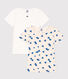 Girls' Heart Short-Sleeved Cotton T-Shirts - 2-Pack