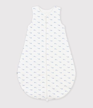 Babies' 3 TOG whale-print corduroy sleeping bag