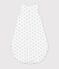 Babies' 3 TOG whale-print corduroy sleeping bag blue/blue