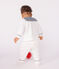 Babies' two-piece pyjamas with a sailor collar MARSHMALLOW white