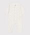 Babies' Footless Cotton Pyjamas MARSHMALLOW white/HERBIER
