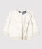 Babies' Quilted Cardigan MONTELIMAR CHINE beige