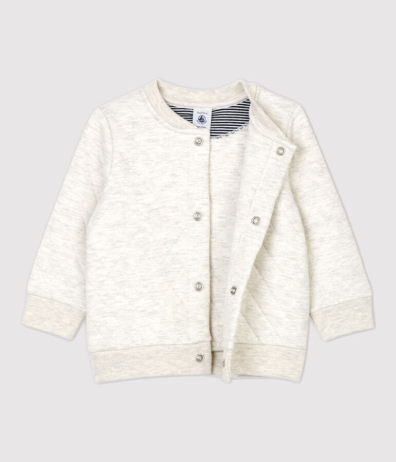 Babies' Quilted Cardigan beige