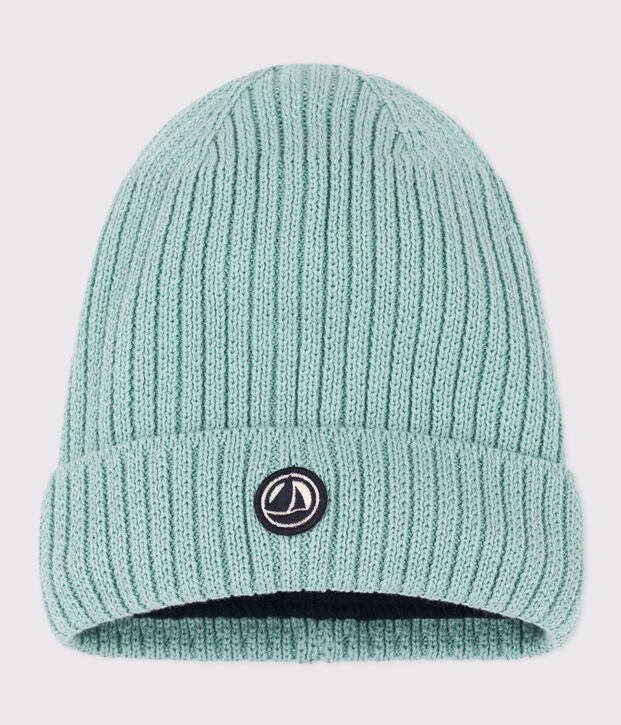Unisex Fleece-Lined Knitted Hat green