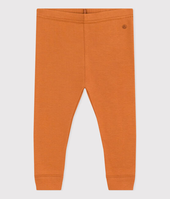 Babies' Cotton Leggings ECUREUIL brown