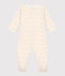 Babies' Floral Tube Knit Pyjamas MARSHMALLOW white/MULTICO white