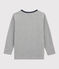 Boys Silkscreen Print T-shirt SUBWAY CHINE grey