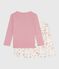 Pack of children's long-sleeved floral-print cotton T-shirts variante 1