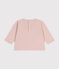 Babies' long-sleeved cotton T-Shirt SALINE pink