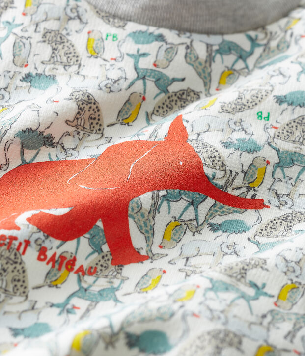 Baby Boys' Fleece Sweatshirt white/multicolor