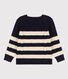 Children's Unisex Stripy Cotton Irish Pullover