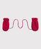 Babies' Microfleece-Lined Mittens TERKUIT red