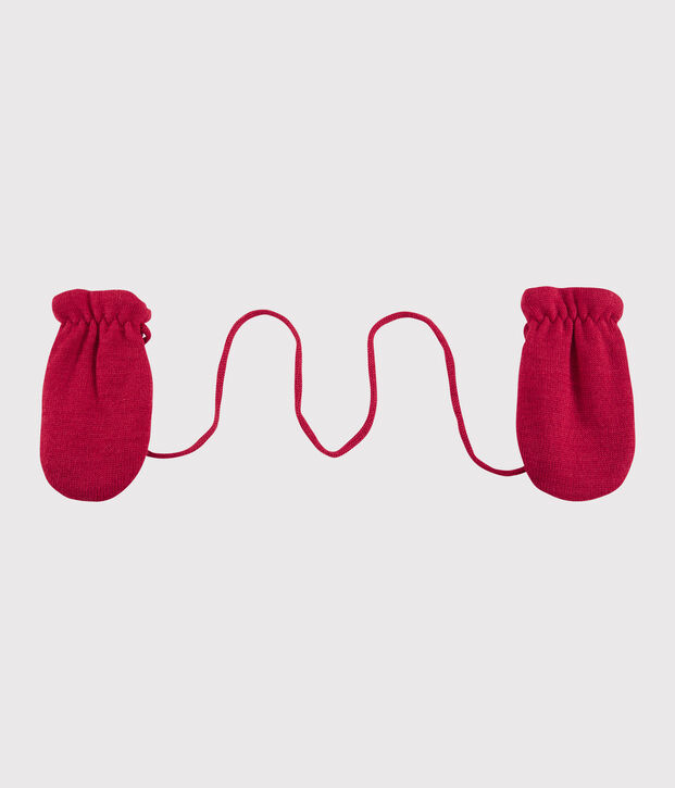 Babies' Microfleece-Lined Mittens red