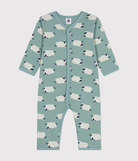 Babies' printed cotton footless pyjama suit PAUL /MULTICO