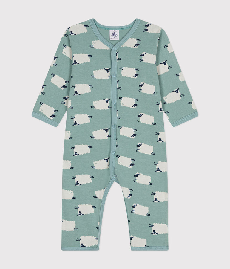 Babies' printed cotton footless pyjama suit PAUL /MULTICO
