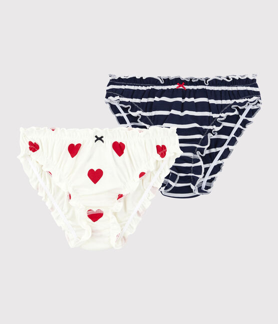 Women's Organic Cotton Frilly Briefs - 2-Pack variante 1