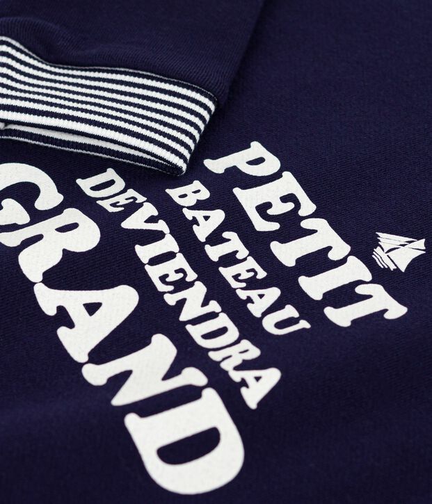 Children's printed cotton sweatshirt SOIR