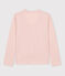 Women's Straight Cotton V-Neck T-Shirt SALINE pink