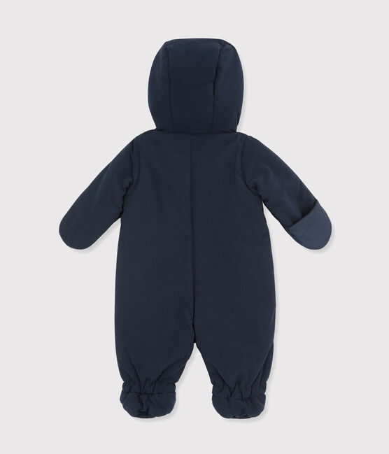 Babies' Unisex Microfibre Snowsuit ABYSSE blue