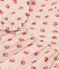 Babies' Long-Sleeved Cotton Gauze Dress SALINE pink/MULTICO white