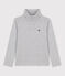Unisex Children's Cotton Polo Neck FUMEE CHINE grey