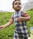 Babies' Sleeveless Flannel Jumpsuit