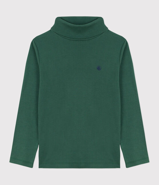 Children's plain cotton rollneck top WILLOW
