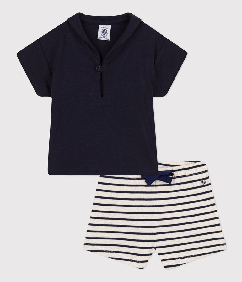 Babies' Sailor Outfit blue/beige