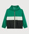 Boys' Recycled Polyester Windbreaker SMOKING blue/GAZON