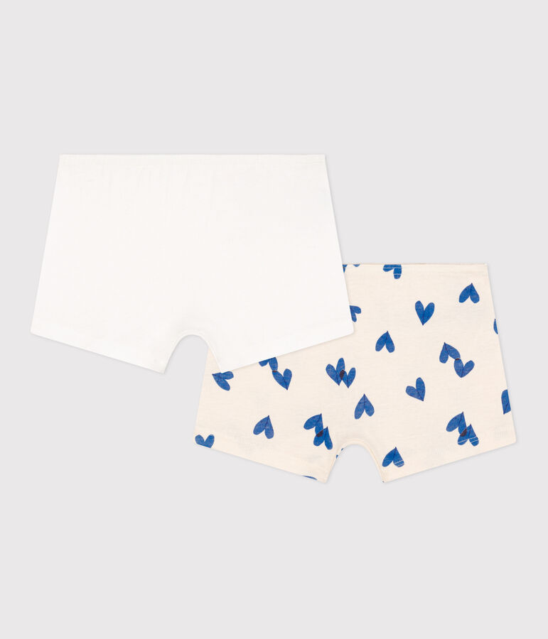 Girls' Heart Cotton Hipsters - 2-Pack multicolor