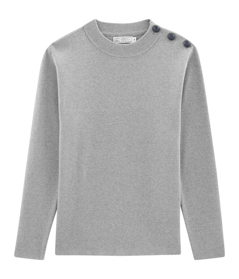 Men's Plain Sailor Pullover grey