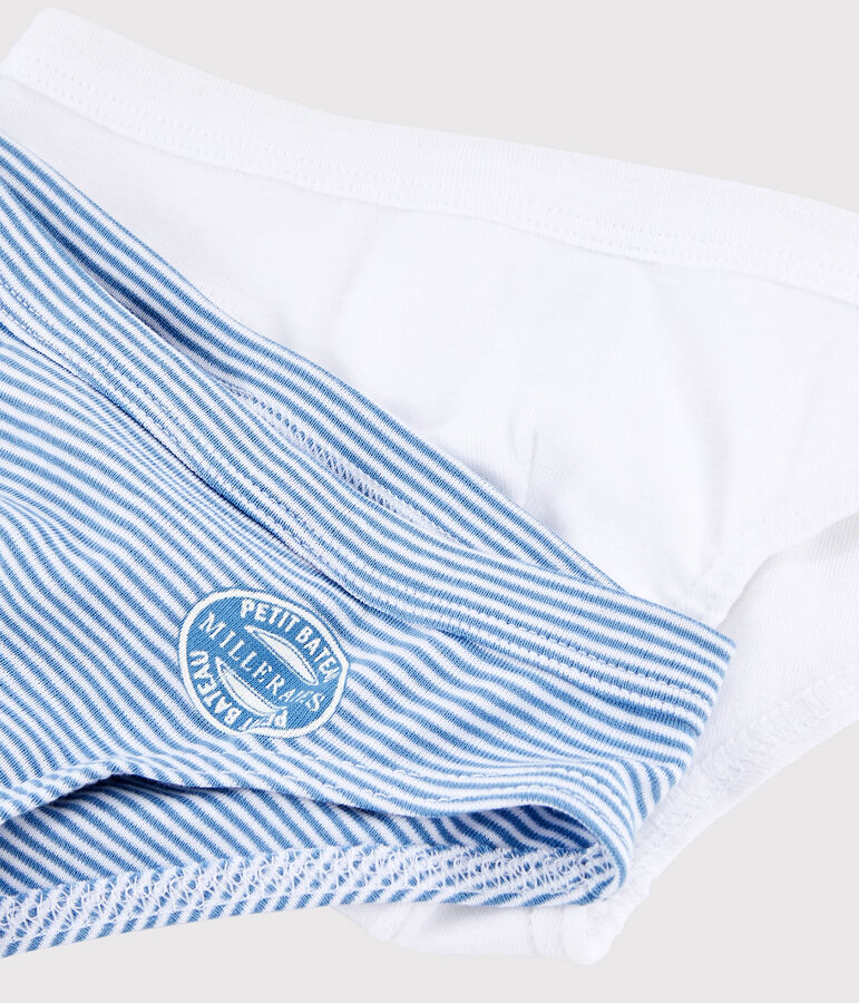 Boys' Organic Cotton Briefs - 2-Pack multicolor
