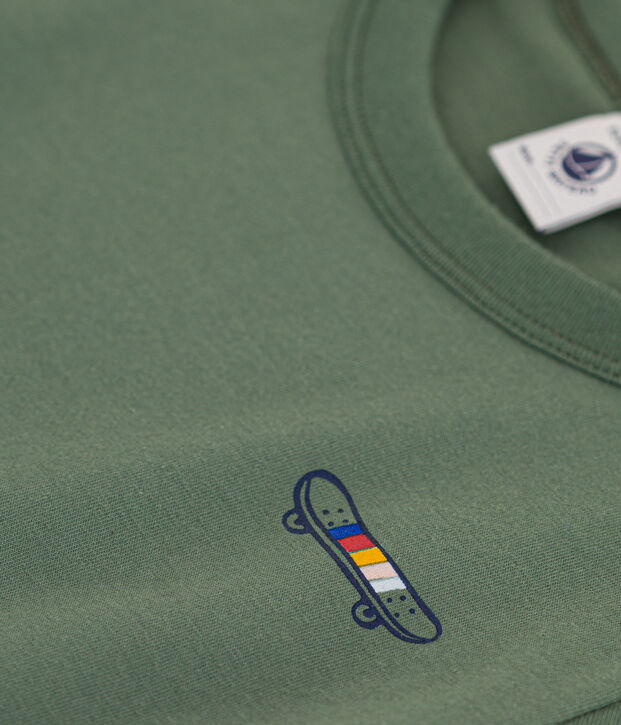 Boys' Printed Lightweight Jersey T-shirt green