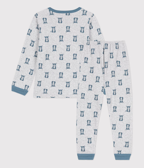 Children's velour pyjamas POUSSIERE grey/ROVER